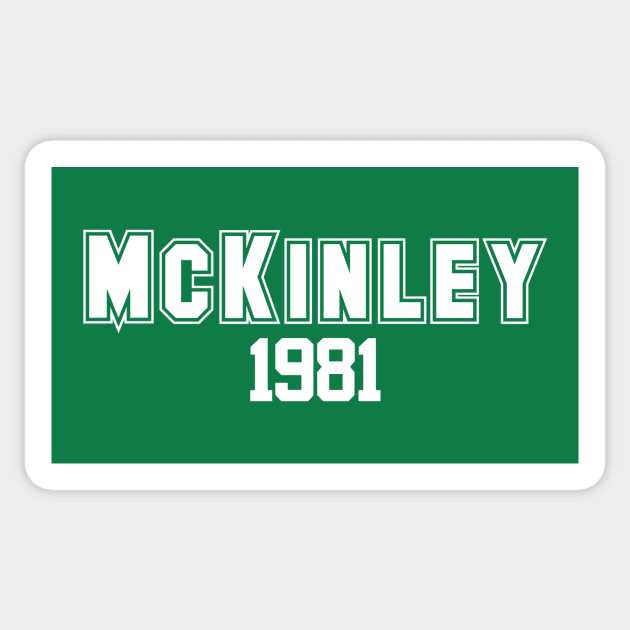 McKinley 1981 Sticker by GloopTrekker